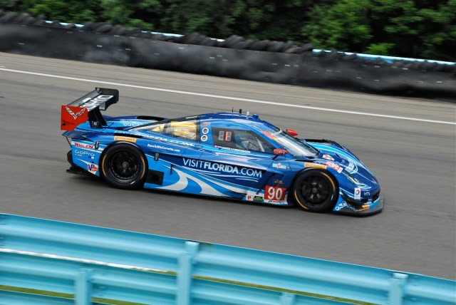 Overall race winners, Michael Valiante (Canada) and Richard Westbrook (England), driving the #90 Spirit of Daytona, Corvette DP.